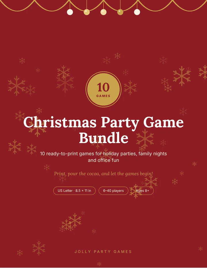 Cover of the Christmas Party Game Bundle